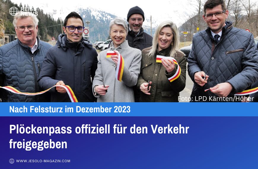 Plöckenpass offiziell für den Verkehr freigegeben