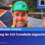 Sanierung der A10-Tunnelkette abgeschlossen