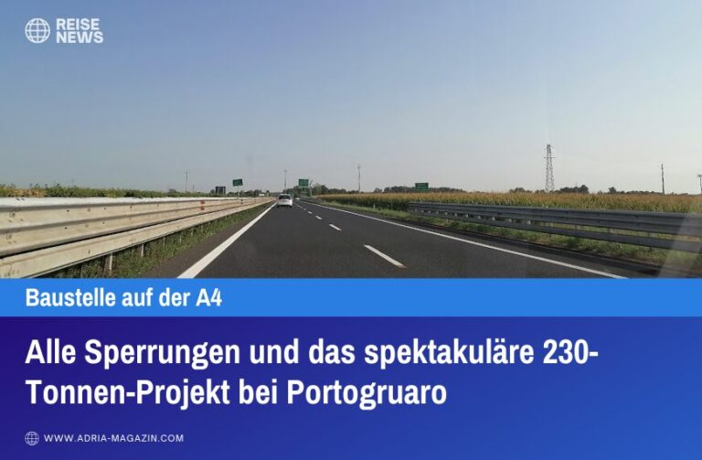 Alle Sperrungen und das spektakuläre 230-Tonnen-Projekt bei Portogruaro